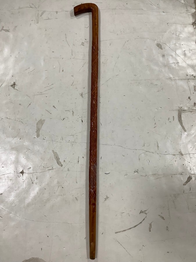 Vintage Hand Carved Walking Cane (1 of 1)