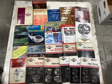 Vintage Repair Manuals (Automotive, Small Engines, and more)