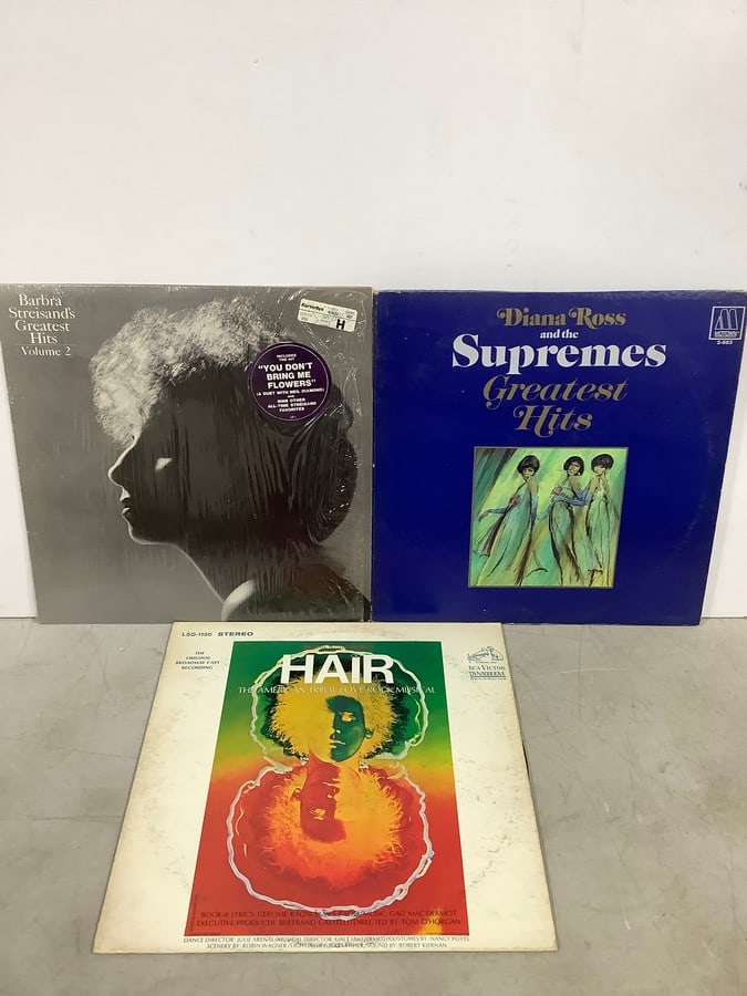 Vintage LP Records (Hair, The Supremes, and more): Vintage LP Records (Hair, The Supremes, and more)