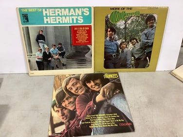 Vintage LP Records (The Monkees & Hermans Hermits, and more)
