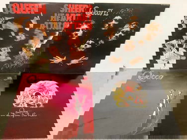 Vintage Queen LP Records (Sheer Heart Attack and more)