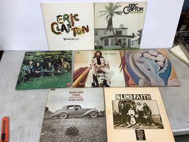 Vintage Eric Clapton LP Records (Derek & The Dominos)
