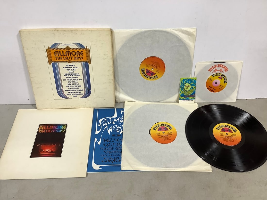 Vintage Fillmore the Last Days LP Record Set (The Dead, Santana & more) (1 of 1)