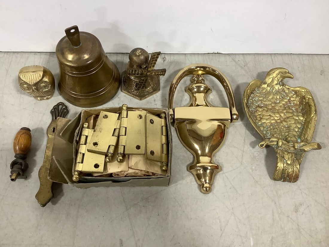 Vintage Brass Lot (Tallest - 4in): Vintage Brass Lot (Tallest - 4in)