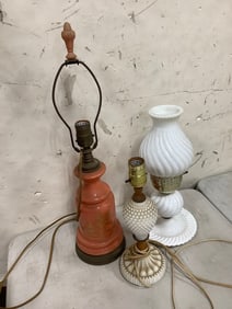 Various Table Lamps (Tallest - 21.25in)