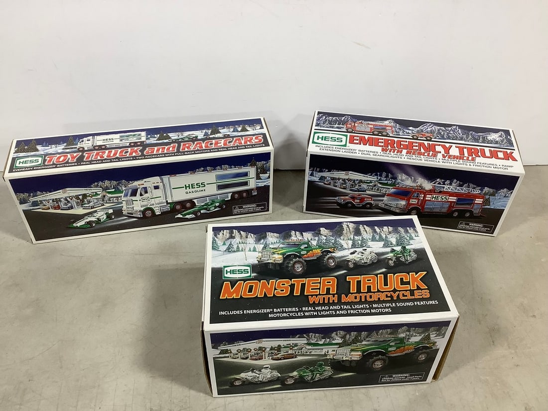 Various HESS trucks(new in box) (1 of 1)