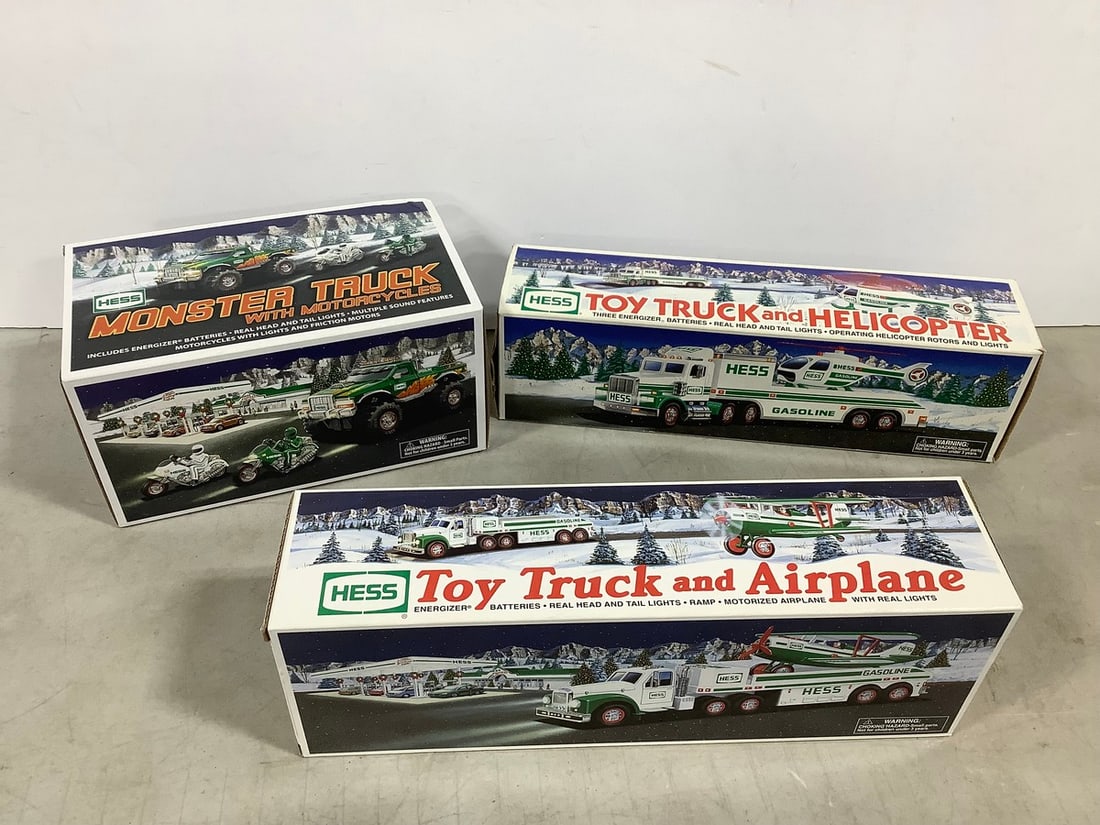 Various HESS trucks(new in box) (1 of 1)