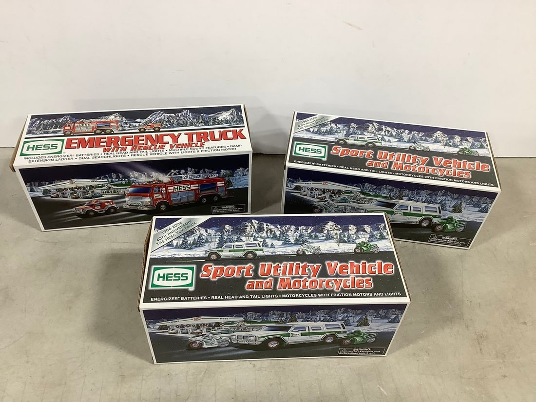 Various HESS trucks(new in box) (1 of 1)