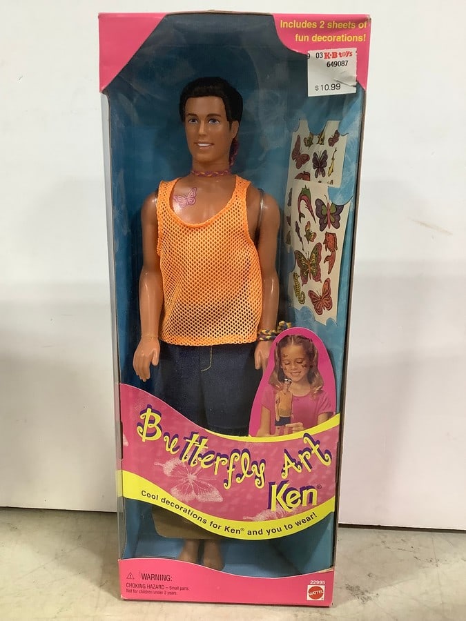 Butterfly Art Ken Doll *New in Box*: Butterfly Art Ken Doll *New in Box*