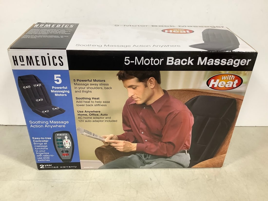 Homedics 5-Motor Back Massager *with heat* (1 of 1)