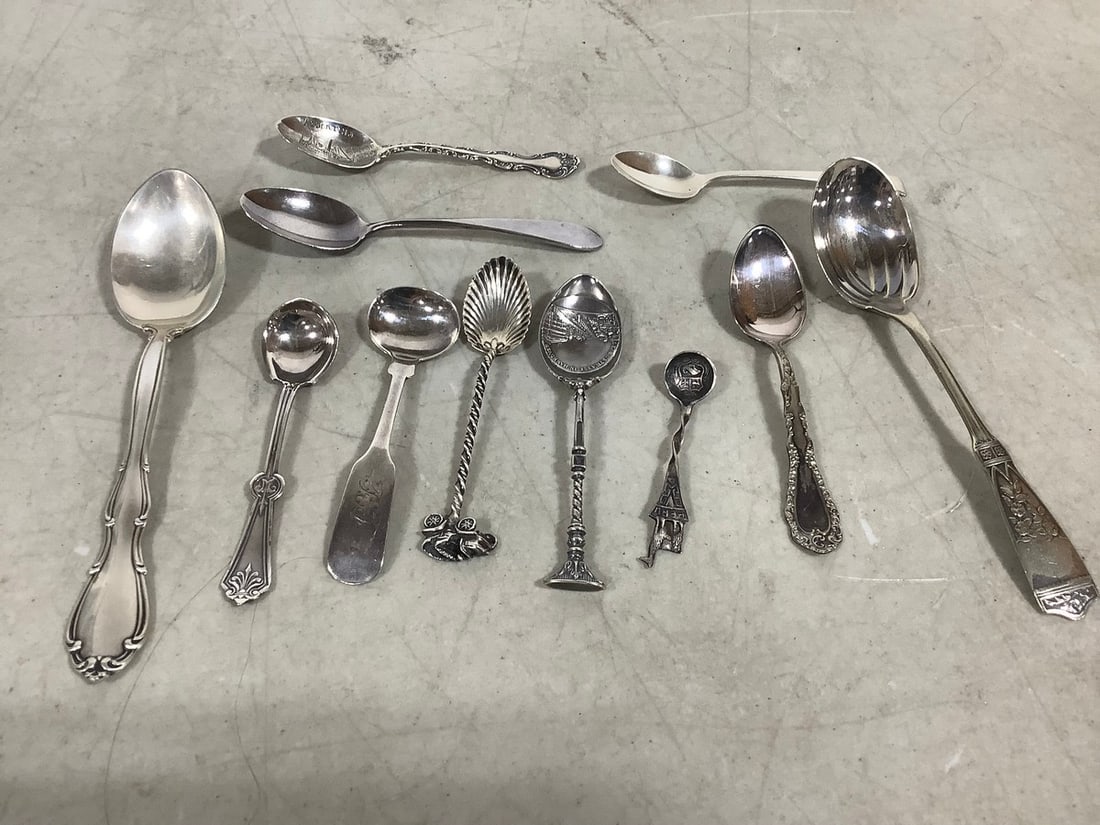 Various Sterling Spoons: Various Sterling Spoons