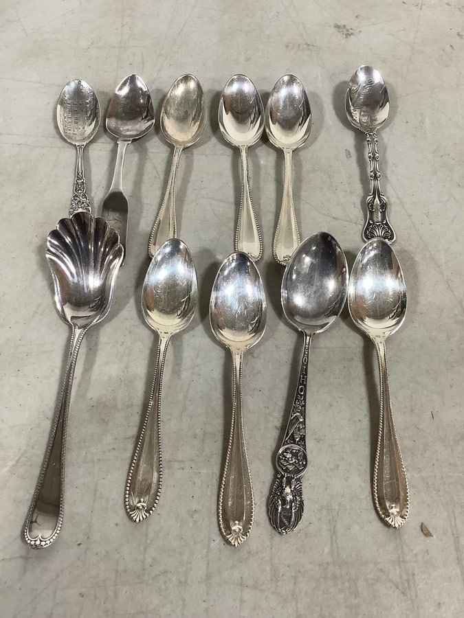 Various Sterling Spoons: Various Sterling Spoons