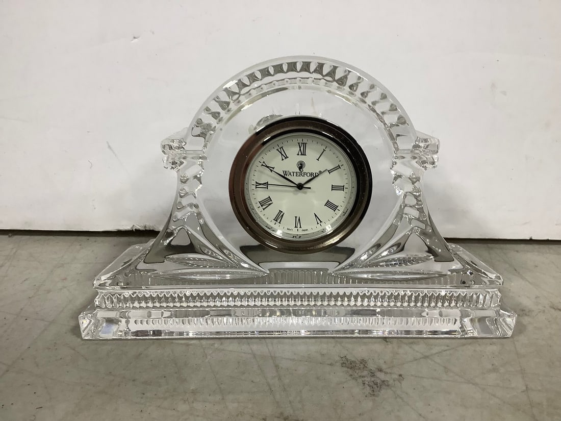 Crystal Waterford Clock (4in Tall) (1 of 1)