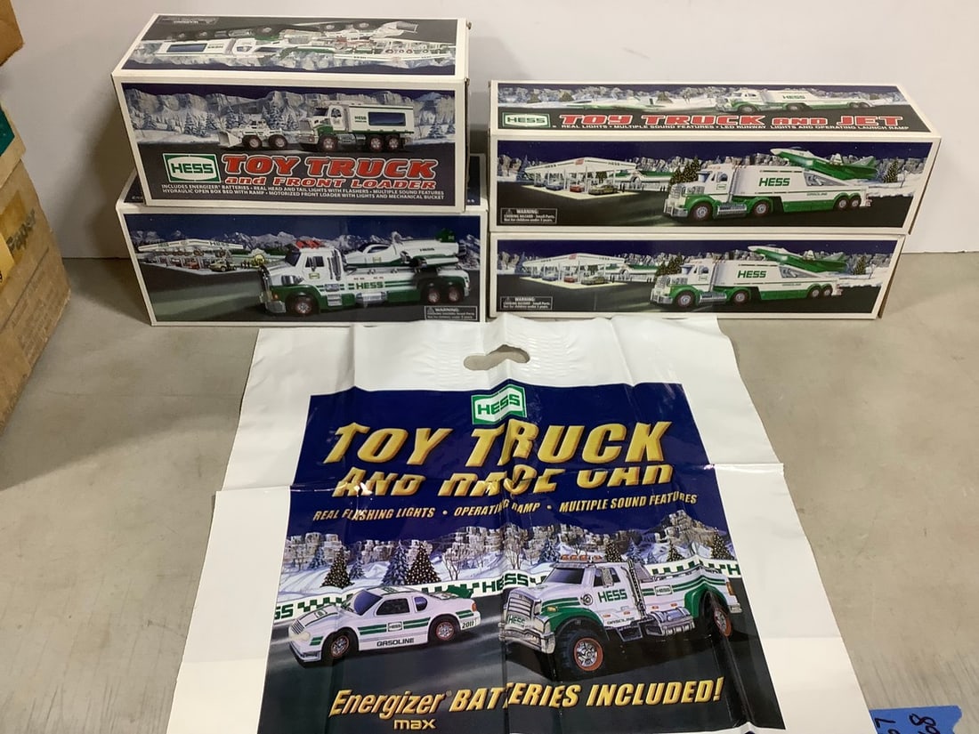 Various HESS Trucks *New in Box* and Bag (1 of 1)