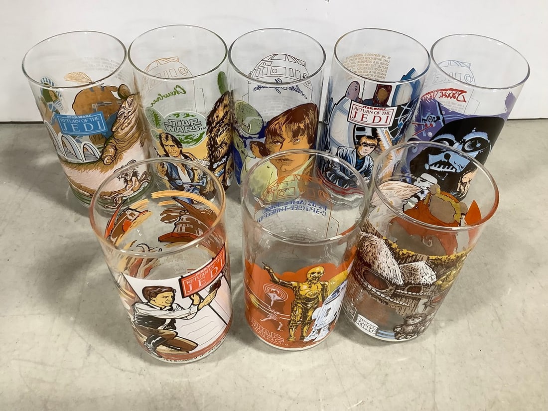 Various Burger King Glasses (Tallest - 5.75in): Various Burger King Glasses (Tallest - 5.75in)
