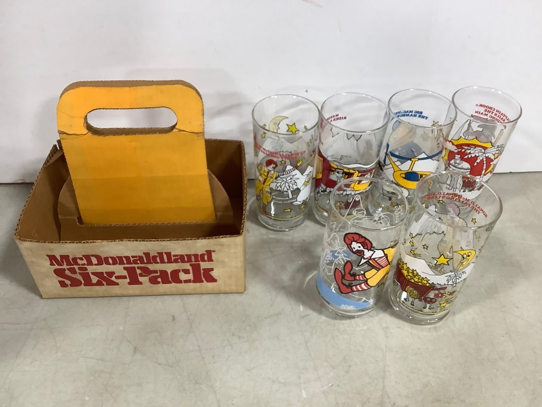 Various McDonalds Glasses (Tallest - 6in) (1 of 1)