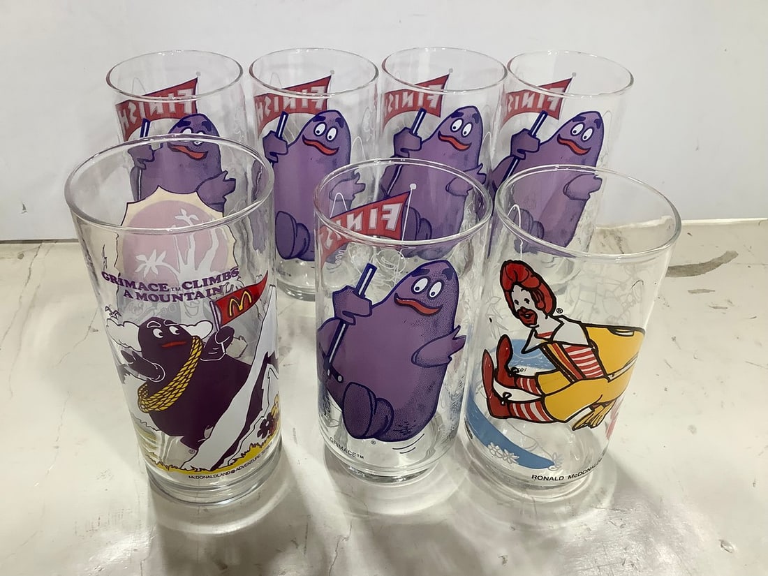 Vintage McDonalds Glasses (Tallest - 6in) (1 of 1)