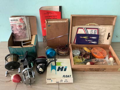 Fishing Lines Reels, Lures and Flies-Scothline, Penn, Hi Fly Reel, Cork and wood lures, Rapala lure,: Fishing Lines Reels, Lures and Flies-Scothline, Penn, Hi Fly Reel, Cork and wood lures, Rapala lure, and hand tied flies