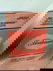 Sunbeam 30 cup aluminum percolator in original box
