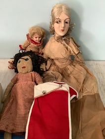 Vintage composite dolls