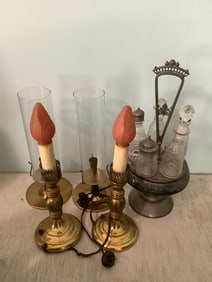1930's candleholders and more