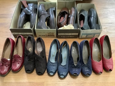 Men and womens dress shoes(sizes 10-11-The Coward Shoe, The Florsheim, and more)