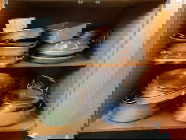 1960s pots, pans, corningware, and more