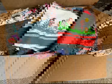 Large lot of vintage fabric