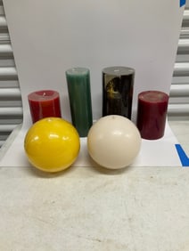 Lot of 6 candles