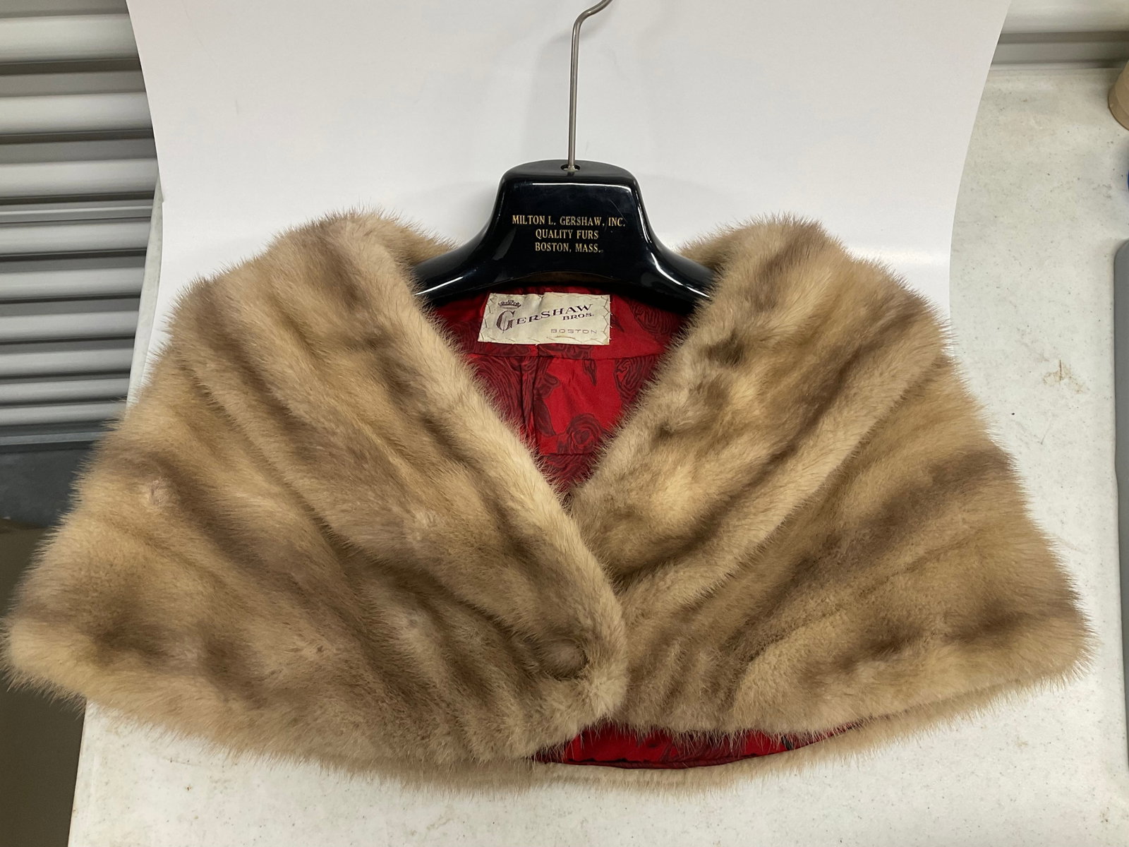Gershaw Bros. Mink stole: Gershaw Bros. Mink stole