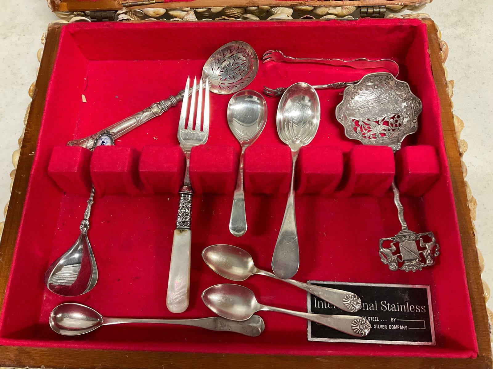 lot of silver plated utensils (1 of 1)