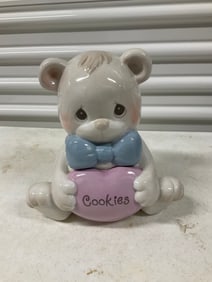 Vintage Teddy Bear cookie jar 11in