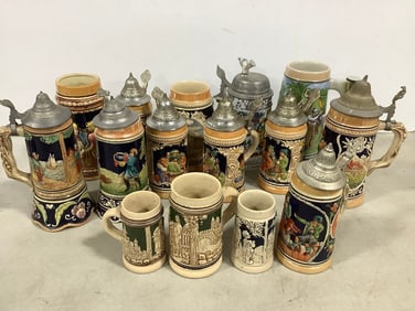 Various Beer Steins and more (Tallest - 7.75in)