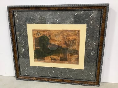 Framed Artwork by Claes Oldenburg (20.5inx23in)