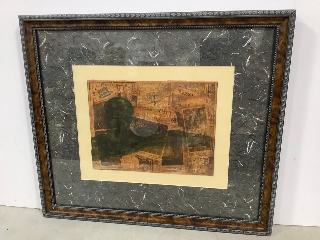 Framed Artwork by Claes Oldenburg (20.5inx23in): Framed Artwork by Claes Oldenburg (20.5inx23in)