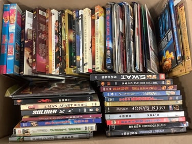 Various DVDs in Japanese (Legally Blonde, Open Range, We Were Soldiers, and more)