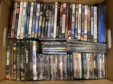 Various DVD's(My Big Fat Greek Wedding, The Inside Man, The Hustler, and more)