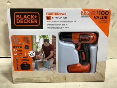 Black & Decker drill and driver 56 piece set(new in package)