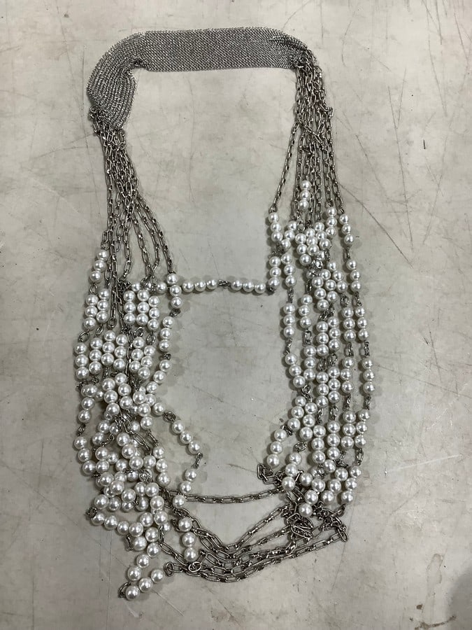 Antique pearl drop necklace: Antique pearl drop necklace