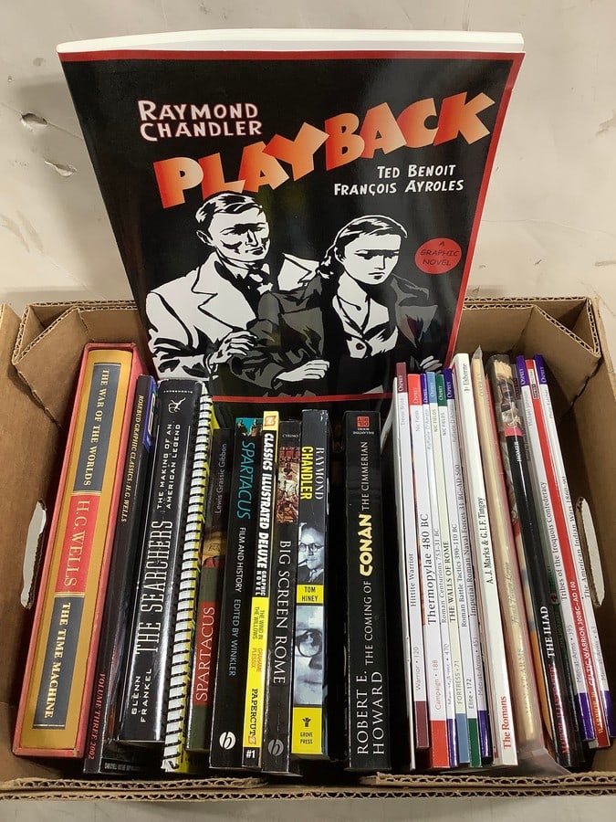 Various graphic novels and other books(Spartacus, The Searchers, Playback, and more) (1 of 1)