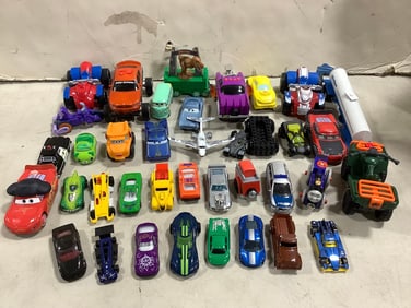 Various toy cars(Road Rippers, HotWheels, and more)