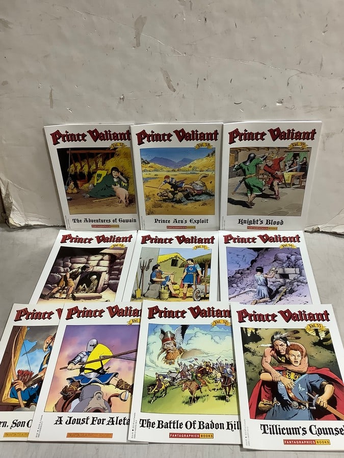Prince Valiant comic books(vol.1-10) (1 of 1)