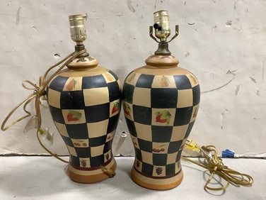 Set of 2 matching lamps(15.75in.tall)