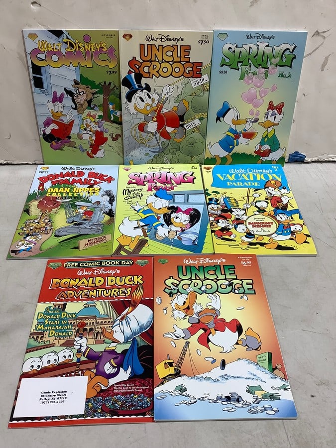 Walt Disney comics books(Uncle Scrooges Adventures, Donald Duck, and more) (1 of 1)