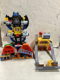 Children's playsets(Sodor Mining Co. and Imaginext DC Super Friends Transforming