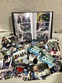 Vintage photographs and scrapbook