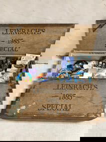Leinbach's 1985 special cigar boxes(3.5in.x14in.x5.5in.) and