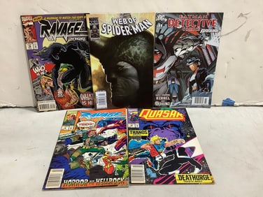 Marvel/DC comics(Spiderman, Ravage, Batman Detective, and more)