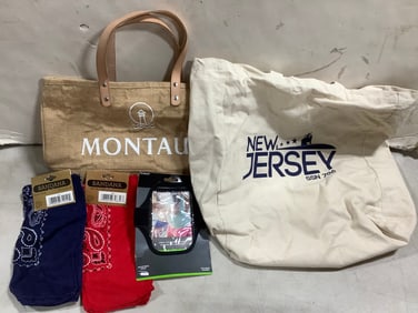 Sport armband case, bandanas, and tote bags