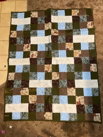 vintage early handmade patchwork quilt